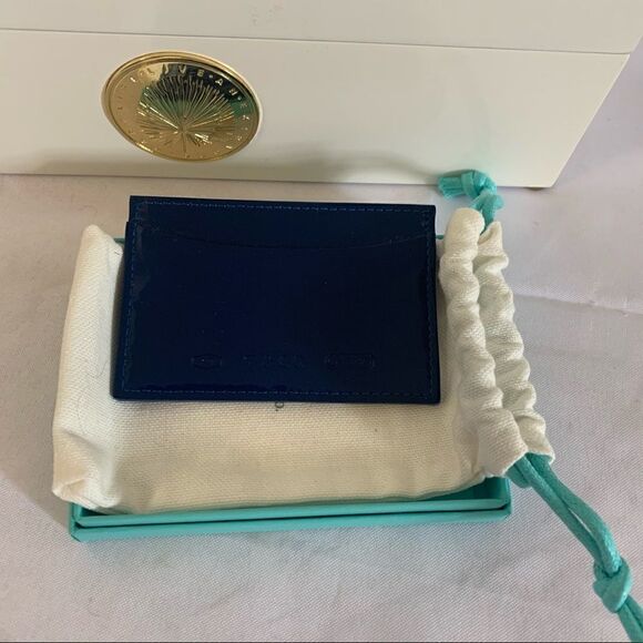 Tiffany & Co. Card Holder Wallet - Navy - Picture 2 of 8